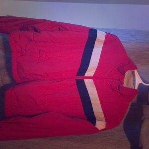 Red jacket